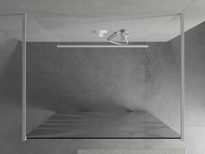 Mexen Kioto perete de duș de sine stătător 100 x 200 cm, transparent/Model alb 8 mm, Albă - 800-100-002-20-97