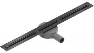 Mexen Flat 360° Super Slim scurgere liniară rotativă 50 cm, Neagră - 1751050
