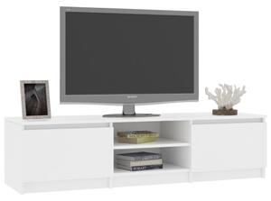 Comodă TV, alb, 140 x 40 x 35,5 cm, PAL