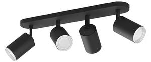 Fugato Spot 4 Plafonieră Bluetooth White/Color Amb. Black - Philips Hue