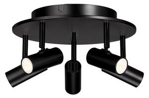 Cato 5-spot Plafonieră Mat Negru/Mat Negru - Belid