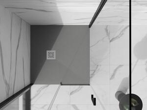Mexen Stone+ Cădiță de duș compozit pătrată 70 x 70 cm, Gri-beton - 44617070
