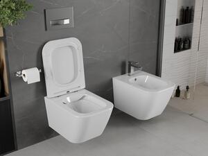 Mexen Madox vas de toaletă Rimless cu capac slim cu închidere lentă, duroplast, Albă - 30154000