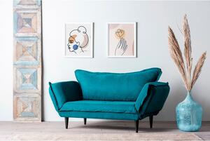 Canapea Extensibila cu 2 Locuri Vino Daybed - Petrol Green GR124\01