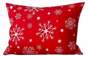 Fata de perna din microfibra SNOWFALL 50x70 cm, rosu