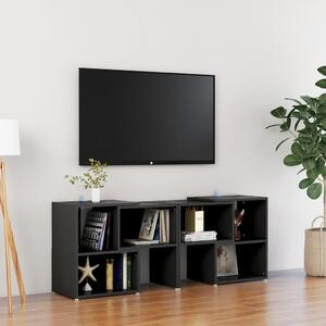 Comodă TV, negru, 104x30x52 cm, PAL