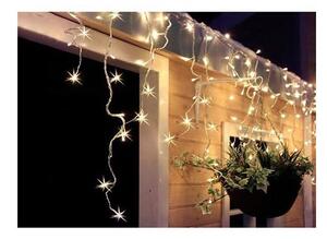 Solight 1V40-WW-1-LED Perdea luminoasă LED pentru exterior, 120 LED, 8 moduri, 9 m, IP44, alb cald