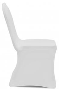 Huse elastice scaun, alb, 100 buc