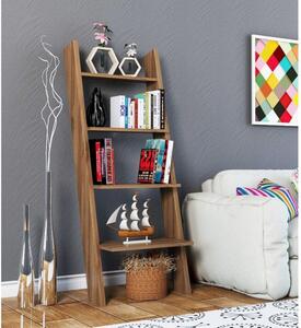 Biblioteca / etajera carti , Solid Homs, nuc, 150 cm x 56 cm x 30 cm, PAL