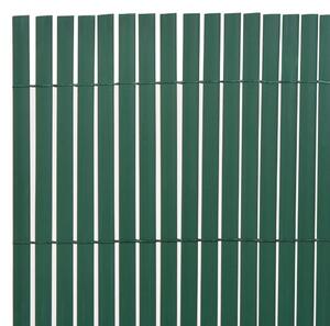 Gard de grădină cu două fețe, verde, 90 x 300 cm, PVC