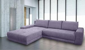 Coltar extensibil ADRIA, universal, stofa catifelata mov lila - Monoli