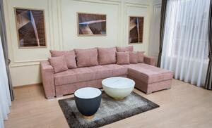 Colțar Extensibil Claudia Mare XXL Bonell Roz - Aragon 62, Interschimbabil