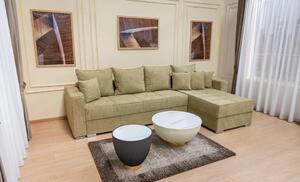 Colțar Extensibil Claudia Mare XXL Bonell Verde Olive - Aragon 35, Interschimbabil