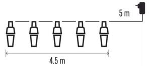 Instalație luminoasă LED de exterior 10xLED/9,5 m IP44 alb rece