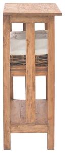 Masă consolă, lemn masiv reciclat, 69 x 28 x 70 cm