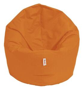 Fotoliu puf IYZI, portocaliu, poliester, 100x65 cm