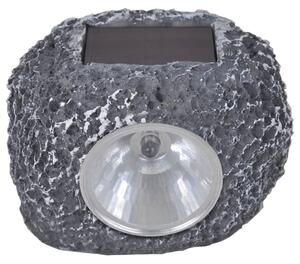 Outdoor Reflector LED cu energie solară, formă de piatră, 12 buc