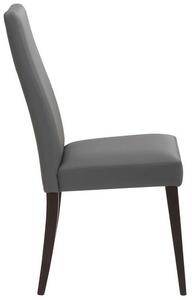 Set 2 scaune Mary gri-wenge 47/58,5/94 cm