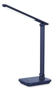 Lampă de masă Platinet 5 W, baterie puternică + USB, albastru