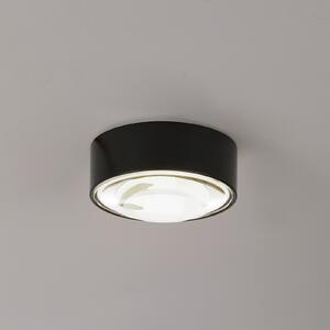 Lindby LED Downlight Siaka, negru, metal, Ø 5 cm, IP65