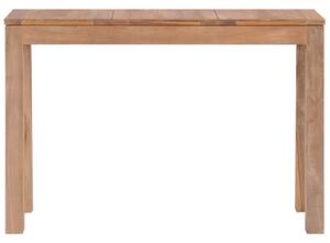 Masă consolă 110x35x76 cm lemn masiv tec cu finisaj natural