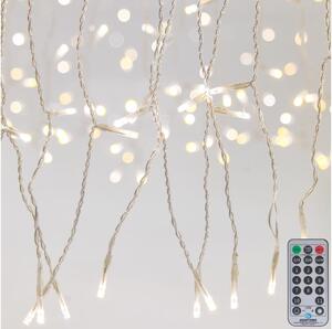 Perdea LED dimabilă pentru exterior CURTAIN 360xLED/8,4W/230V 2x2 m IP44 alb cald + telecomandă