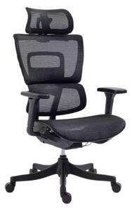 Scaun de birou Caricia, negru
