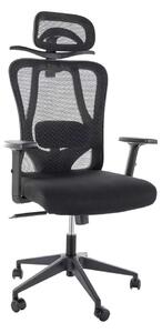Scaun de birou Valrose, negru