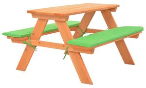 Masă cu bănci pentru picnic copii 89x79x50cm lemn masiv brad