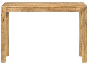 Masă consolă, 110x35x76 cm, lemn de mango nefinisat