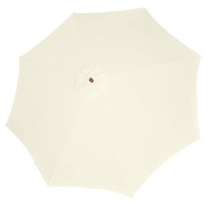 Umbrelă de soare, 300 x 258 cm, alb nisipiu