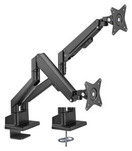 Suport monitor Brateck LDT62-C024, 2 brațe, negru
