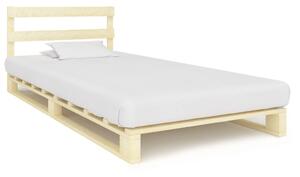 Cadru de pat din paleți, 100 x 200 cm, lemn masiv de pin