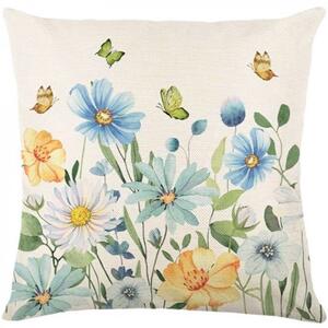 Husa de perna din in FLOSPRING 45x45 cm, crem