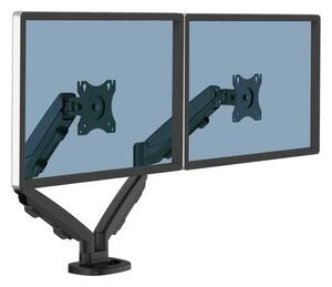 Suport monitor Fellowes EPPA, 2 brațe, negru