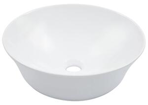 Chiuvetă de baie, alb, 41x12,5 cm, ceramică