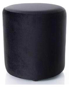 Taburet Caen C Velvet, negru