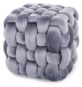 Taburet Vernier Velvet, gri