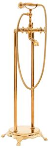 Robinet de cadă independent, auriu, 99,5 cm, oțel inoxidabil