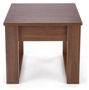 Masuta de cafea NEA KWADRAT, nuc inchis, PAL furniruit, 60x60x52 cm