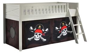 Această combinație SCOTT este formată din patul de dormit înalt și perdeaua de joacă CARIBIAN PIRATES