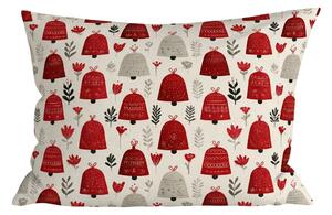 Fata de perna din bumbac CHRISTMAS BELLS 50x70 cm, colorat