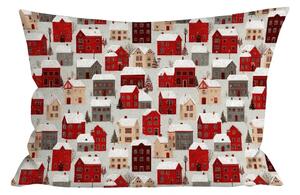 Fata de perna din bumbac MERRY VILLAGE 50x70 cm, colorat
