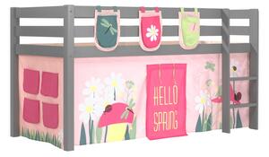 PINO Mid sleeper cu perdea și 3 buzunare Spring