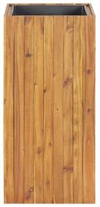 Strat înălțat de grădină, 43,5x43,5x90 cm, lemn masiv de acacia