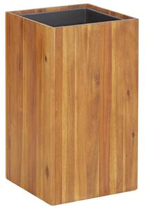 Strat înălțat de grădină, 33,5x33,5x60 cm, lemn masiv de acacia