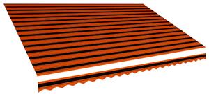Pânză de copertină, portocaliu și maro, 500 x 300 cm