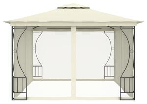 Pavilion cu plase, crem, 300 x 400 x 265 cm