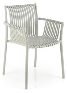 Scaun K492, gri, polipropilen, 60X66X84 cm
