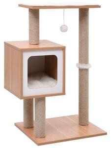 Ansamblu pentru pisici, covoraș din funie de sisal, 82 cm